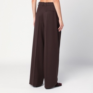 P.A.R.O.S.H. Brown palazzo trousers - Img 2
