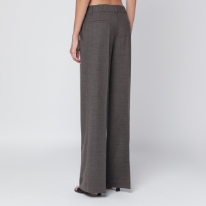P.A.R.O.S.H. Chestnut-coloured wool blend trousers - Img 2