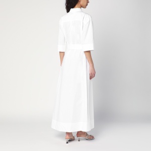 P.A.R.O.S.H. White shirt dress with belt - Img 2