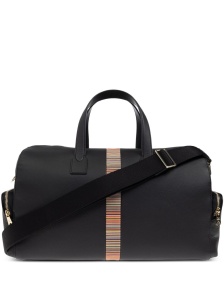 Paul Smith Leather 'Signature Stripe' Trim Holdall