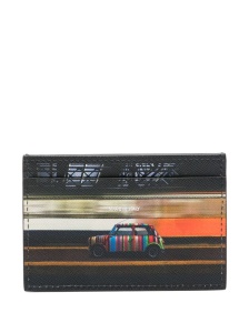 Paul Smith Printed leather card case