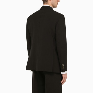 PT Torino Black single-breasted jacket in wool blend - Img 2