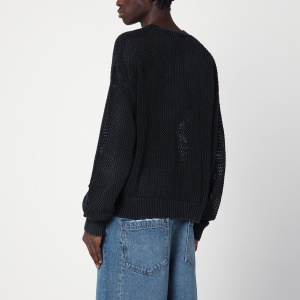 Represent Black cotton sweater - Img 2