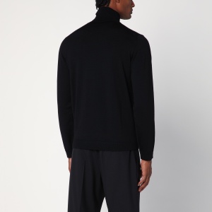 Roberto Collina Black wool turtleneck sweater - Img 2