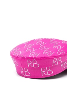 Ruslan Baginskiy crystal-embellished Baker Boy Hat - Img 2