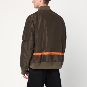 Sacai Khaki green nylon twill jacket - Img 2
