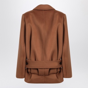 Saint Laurent Camel wool short coat - Img 2