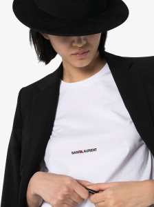 Saint Laurent logo print T-shirt - Img 2