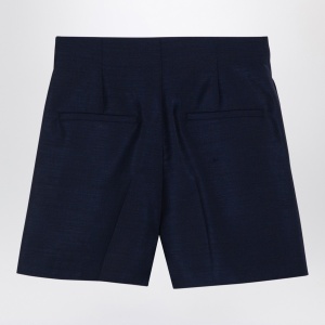 Sportmax Blue wool-blend shorts - Img 2