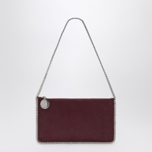 Stella McCartney Falabella Plum coloured clutched shoulder bag