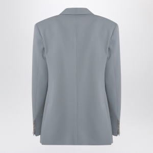 Stella McCartney Light grey wool double-breasted jacket - Img 2