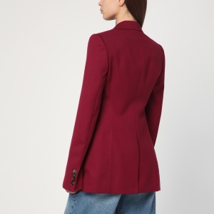 Stella McCartney Single-breasted jacket in jazzberry wool - Img 2