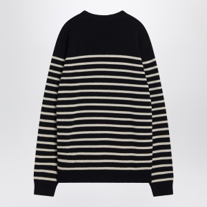 Sweater with jacquard pattern Chez Valentino - Img 2