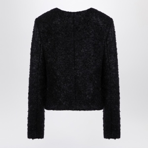 the garment Recycled wool blend black Vienna jacket - Img 2