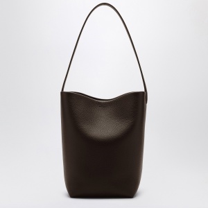 The Row Medium N/S Park dark brown tote bag