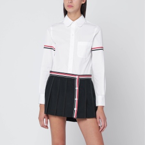 Thom Browne White cotton poplin shirt