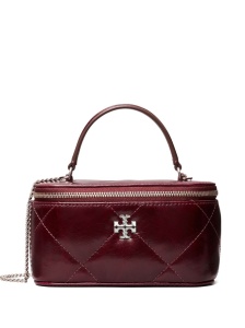 Tory Burch Kira Diamond Quilt Distressed Vanity Case - Img 1