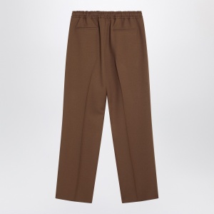 Valentino Brown gabardine trousers - Img 2