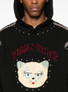 Valentino Cat-embroidered hoodie - Img 2