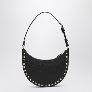 Valentino Garavani Black Rockstud mini hobo bag - Img 2