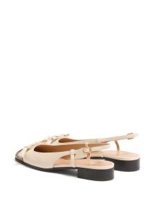 Valentino Garavani Du Roi leather ballet flats - Img 4
