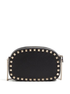 Valentino Garavani Mini Rockstud Shoulder Bag in Grainy Calfskin - Img 2