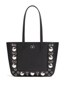 Valentino Garavani Nellcôte Mini Shopping Bag in Grainy Calfskin