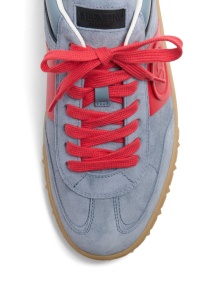 Valentino Garavani Upvillage Low Top Sneaker In Split Leather And Calfskin Nappa Leather - Img 3