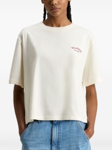 Woolrich Pure Pima Cotton T-Shirt with Logo - Img 4