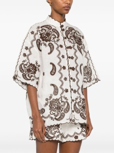 Zimmermann Ascension Embroidered Shirt - Img 4