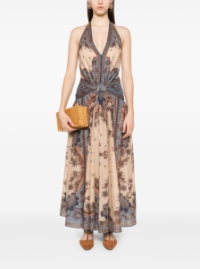 Zimmermann Ascension long cotton dress with print - Img 3
