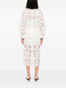 Zimmermann Coco lace midi dress - ivory - Img 3