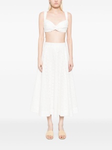 Zimmermann Crush embroidered midi skirt - Img 4