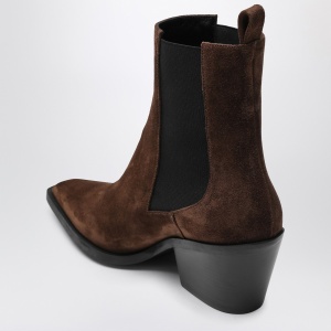 A.EMERY The Leo ankle boots in cognac suede - Img 2
