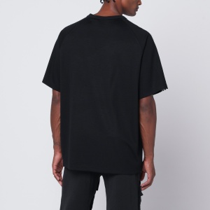 adidas Y-3 Black T-shirt in wool and nylon blend - Img 2