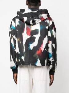 Alexander McQueen Graffiti-print Hooded Windbreaker - Img 4