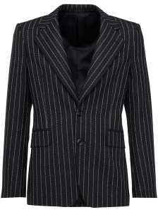 Alexander McQueen pinstriped single-breasted blazer
