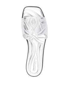Alexander McQueen Slide sandals with embossed logo - Img 4