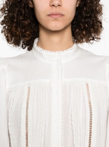 Alice + Olivia Cora Cotton Blouse - Img 2