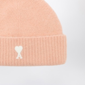 Ami Paris Ami de Coeur powder wool beanie - Img 2