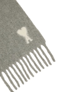 Ami Paris Ami De Coeur wool scarf - Img 3