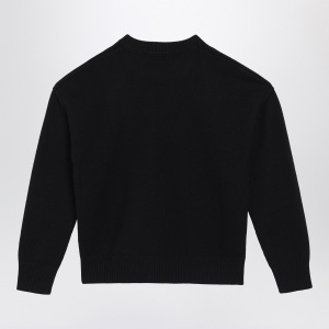 Ami Paris Black wool sweater Ami De Coeur - Img 2