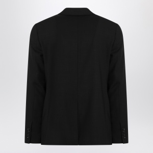 Ami Paris Single-Breasted Jacket Black Wool - Img 2