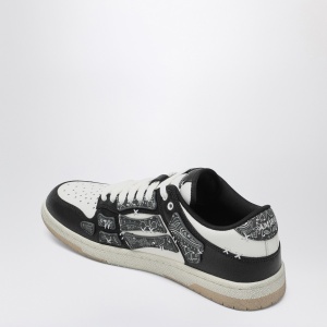 AMIRI Sneaker Bandana Skel Top Low black/white - Img 2