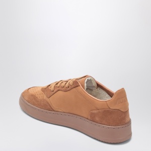 AUTRY Brown Medalist sneakers in nappa and suede - Img 2