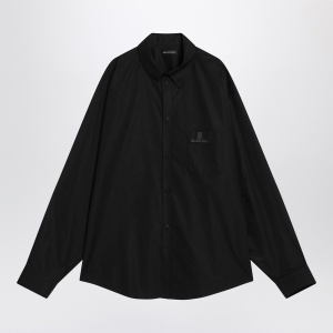 Balenciaga Black cotton shirt with logo