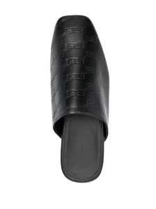 Balenciaga debossed-logo leather mules - Img 4