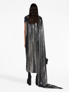 Balenciaga Metallic Effect Midi Dress - Img 3