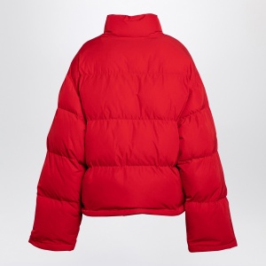 Balenciaga Reversible red and black down jacket in technical twill - Img 2