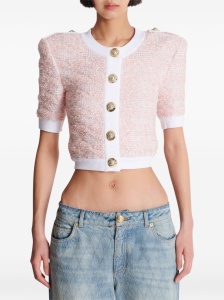 Balmain Cropped cardigan - Img 4